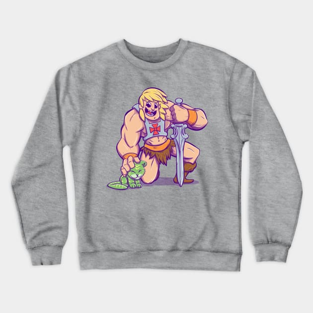 He Man and cringer Crewneck Sweatshirt by RobotBunny